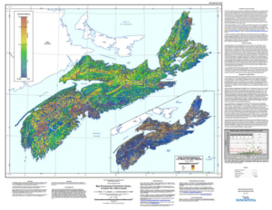Radon map of Nova Scotia